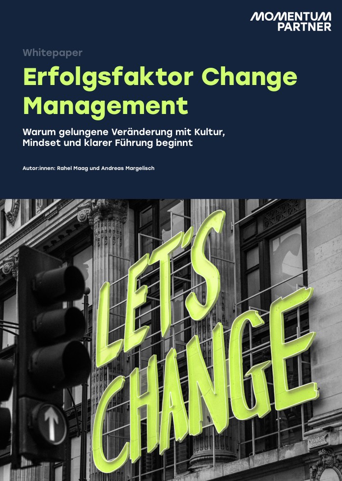 Titelseite des Whitepapers "Erfolgsfaktor Change Management"
